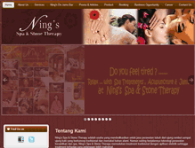 Tablet Screenshot of ningspaandstonetherapy.com